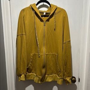 NAP oversized zip up sweatshirt